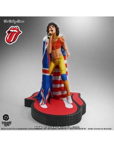 The Rolling Stones Estatua Rock Iconz Mick Jagger (Tattoo You Tour 1981) 22 cm Jagger (Tattoo You Tour 1981) 22 cm