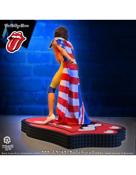 The Rolling Stones Estatua Rock Iconz Mick Jagger (Tattoo You Tour 1981) 22 cm Jagger (Tattoo You Tour 1981) 22 cm