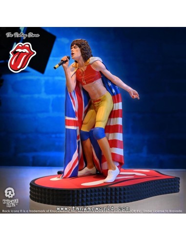 The Rolling Stones Estatua Rock Iconz Mick Jagger (Tattoo You Tour 1981) 22 cm Jagger (Tattoo You Tour 1981) 22 cm