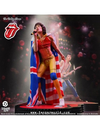 The Rolling Stones Estatua Rock Iconz Mick Jagger (Tattoo You Tour 1981) 22 cm Jagger (Tattoo You Tour 1981) 22 cm