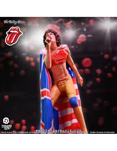 The Rolling Stones Estatua Rock Iconz Mick Jagger (Tattoo You Tour 1981) 22 cm Jagger (Tattoo You Tour 1981) 22 cm