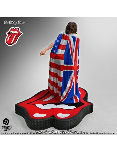 The Rolling Stones Estatua Rock Iconz Mick Jagger (Tattoo You Tour 1981) 22 cm Jagger (Tattoo You Tour 1981) 22 cm