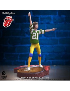 Rolling Stones Estatua Rock Iconz Mick Jagger US Tour 1981 (Green Jersey) 22 cm 2