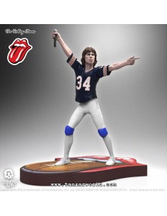 Rolling Stones Estatua Rock Iconz Mick Jagger US Tour 1981 (Black Jersey) 22 cm 2