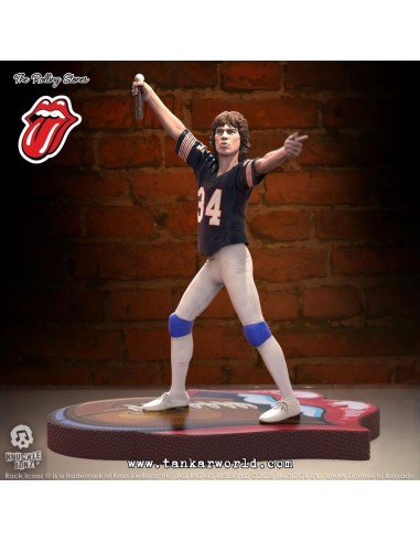 Rolling Stones Estatua Rock Iconz Mick Jagger US Tour 1981 (Black Jersey) 22 cm