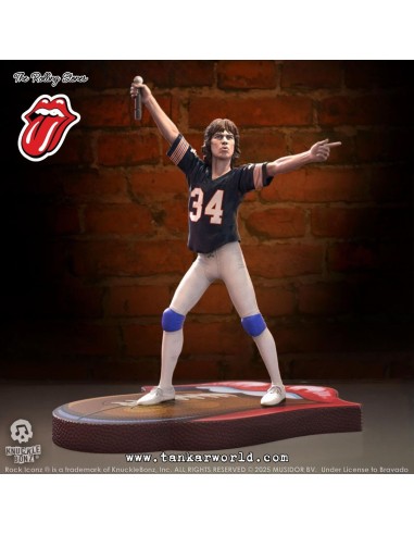 Rolling Stones Estatua Rock Iconz Mick Jagger US Tour 1981 (Black Jersey) 22 cm