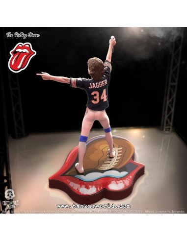 Rolling Stones Estatua Rock Iconz Mick Jagger US Tour 1981 (Black Jersey) 22 cm