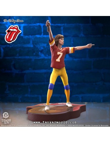 Rolling Stones Estatua Rock Iconz Mick Jagger US Tour 1981 (Burgundy Jersey) 22 cm