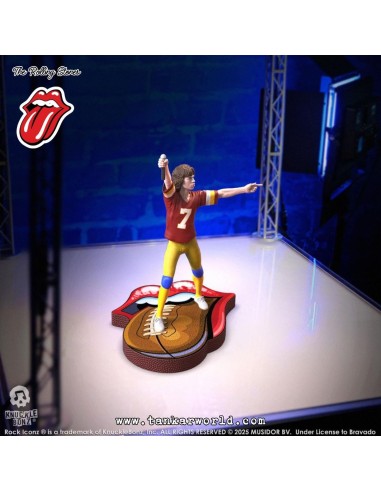 Rolling Stones Estatua Rock Iconz Mick Jagger US Tour 1981 (Burgundy Jersey) 22 cm