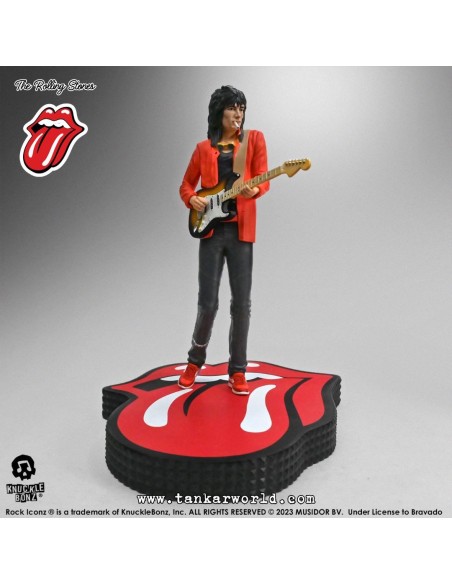 The Rolling Stones Estatua Rock Iconz Ronnie Wood (Tattoo You Tour 1981) 22 cm