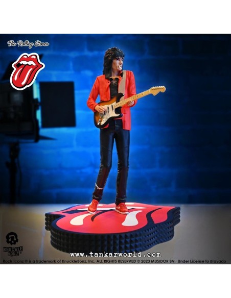 The Rolling Stones Estatua Rock Iconz Ronnie Wood (Tattoo You Tour 1981) 22 cm