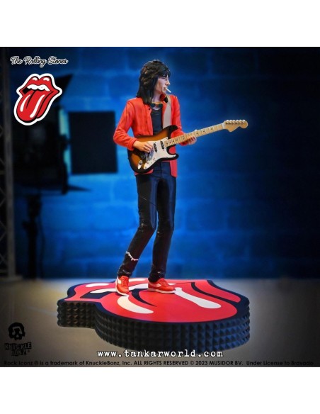 The Rolling Stones Estatua Rock Iconz Ronnie Wood (Tattoo You Tour 1981) 22 cm