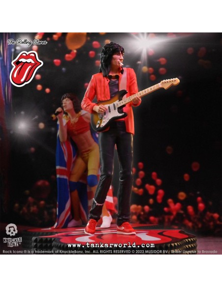 The Rolling Stones Estatua Rock Iconz Ronnie Wood (Tattoo You Tour 1981) 22 cm