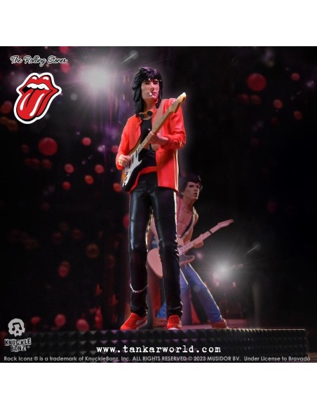 The Rolling Stones Estatua Rock Iconz Ronnie Wood (Tattoo You Tour 1981) 22 cm