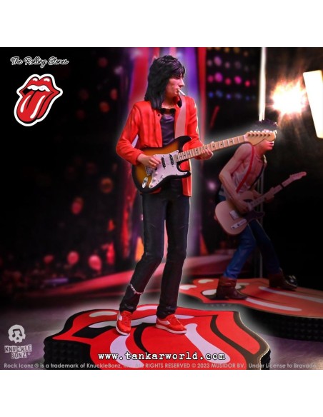 The Rolling Stones Estatua Rock Iconz Ronnie Wood (Tattoo You Tour 1981) 22 cm