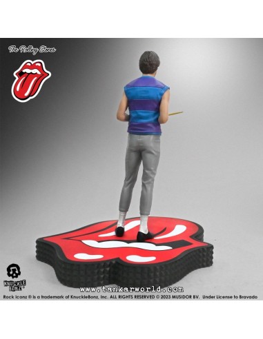 The Rolling Stones Estatua Rock Iconz Charlie Watts (Tattoo You Tour 1981) 22 cm