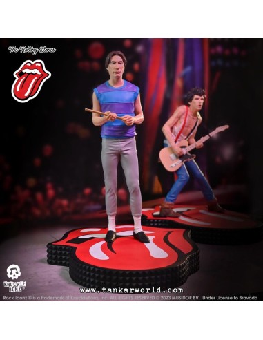 The Rolling Stones Estatua Rock Iconz Charlie Watts (Tattoo You Tour 1981) 22 cm