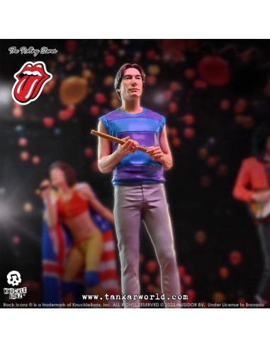 The Rolling Stones Estatua Rock Iconz Charlie Watts (Tattoo You Tour 1981) 22 cm