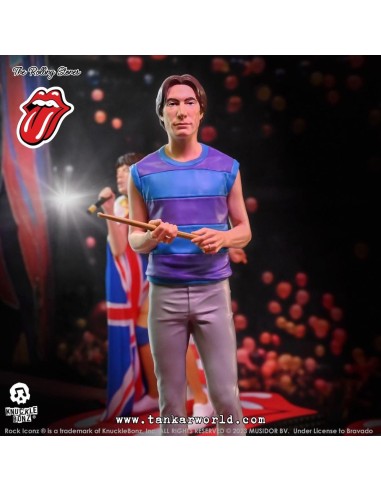 The Rolling Stones Estatua Rock Iconz Charlie Watts (Tattoo You Tour 1981) 22 cm