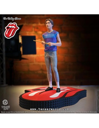 The Rolling Stones Estatua Rock Iconz Charlie Watts (Tattoo You Tour 1981) 22 cm
