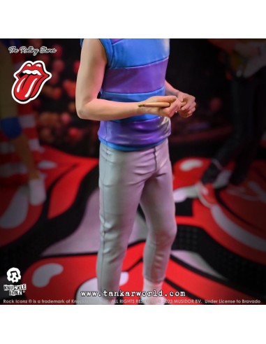 The Rolling Stones Estatua Rock Iconz Charlie Watts (Tattoo You Tour 1981) 22 cm