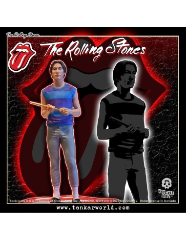 The Rolling Stones Estatua Rock Iconz Charlie Watts (Tattoo You Tour 1981) 22 cm