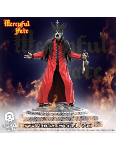 Mercyful Fate Estatua Rock Iconz King Diamond III (Red Version) 22 cm