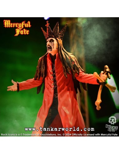 Mercyful Fate Estatua Rock Iconz King Diamond III (Red Version) 22 cm