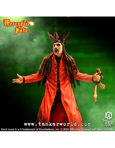 Mercyful Fate Estatua Rock Iconz King Diamond III (Red Version) 22 cm