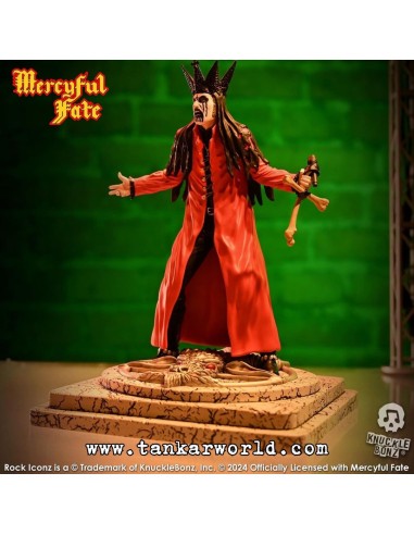 Mercyful Fate Estatua Rock Iconz King Diamond III (Red Version) 22 cm