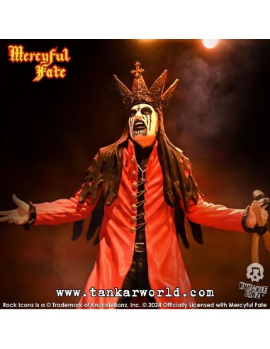 Mercyful Fate Estatua Rock Iconz King Diamond III (Red Version) 22 cm