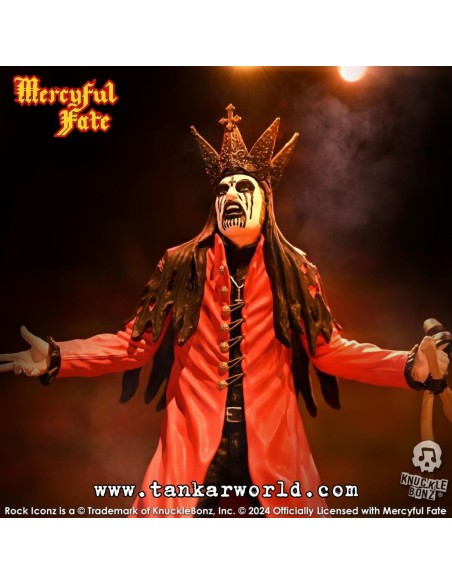 Mercyful Fate Estatua Rock Iconz King Diamond III (Red Version) 22 cm