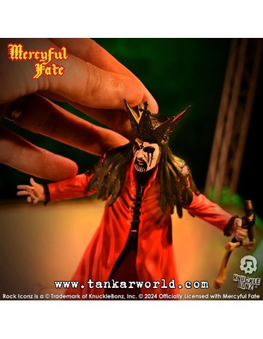Mercyful Fate Estatua Rock Iconz King Diamond III (Red Version) 22 cm