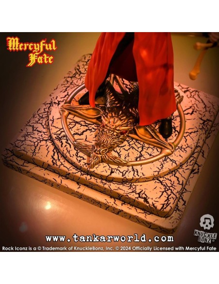 Mercyful Fate Estatua Rock Iconz King Diamond III (Red Version) 22 cm