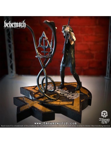 Behemoth Estatua Rock Iconz Nergal 22 cm