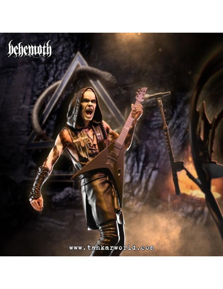 Behemoth Estatua Rock Iconz Nergal 22 cm