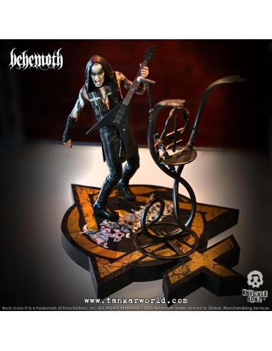 Behemoth Estatua Rock Iconz Nergal 22 cm