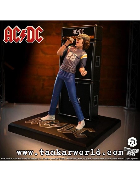 AC/DC Estatua Rock Iconz Brian Johnson 23 cm ACDC