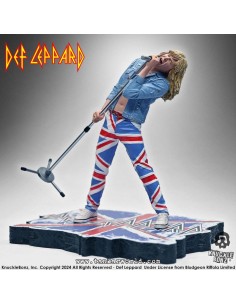 Def Leppard Estatua Rock Iconz Joe Elliott 24 cm