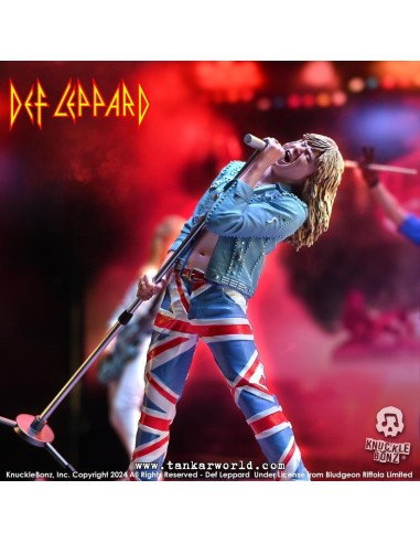 Def Leppard Estatua Rock Iconz Joe Elliott 24 cm