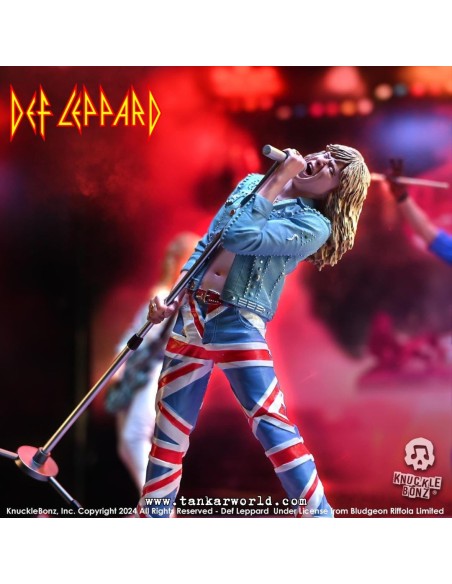 Def Leppard Estatua Rock Iconz Joe Elliott 24 cm