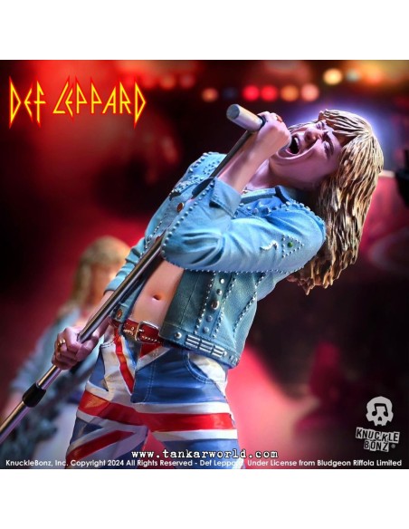 Def Leppard Estatua Rock Iconz Joe Elliott 24 cm