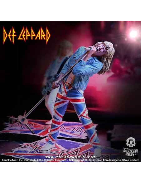Def Leppard Estatua Rock Iconz Joe Elliott 24 cm