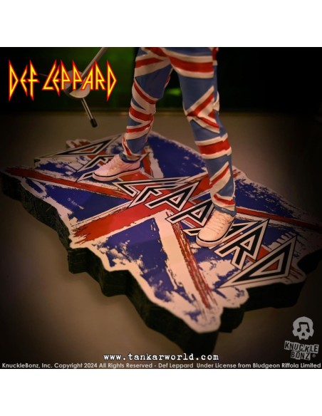Def Leppard Estatua Rock Iconz Joe Elliott 24 cm