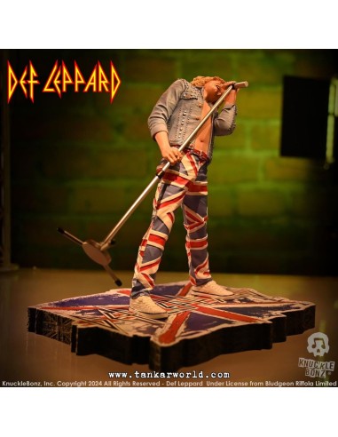 Def Leppard Estatua Rock Iconz Joe Elliott 24 cm