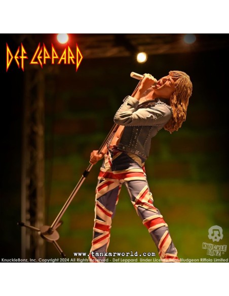 Def Leppard Estatua Rock Iconz Joe Elliott 24 cm