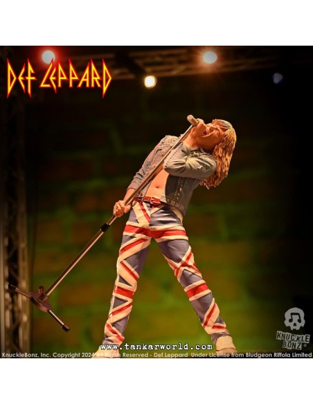 Def Leppard Estatua Rock Iconz Joe Elliott 24 cm