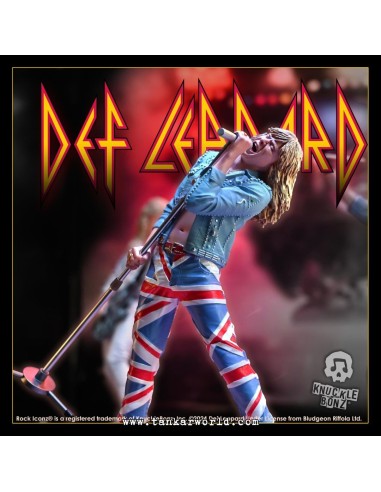 Def Leppard Estatua Rock Iconz Joe Elliott 24 cm