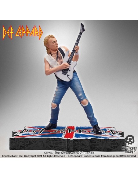 Def Leppard Estatua Rock Iconz Phil Collen 24 cm