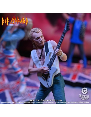 Def Leppard Estatua Rock Iconz Phil Collen 24 cm